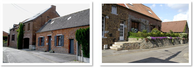 Maisons de l’actuelle  rue des Brûlés